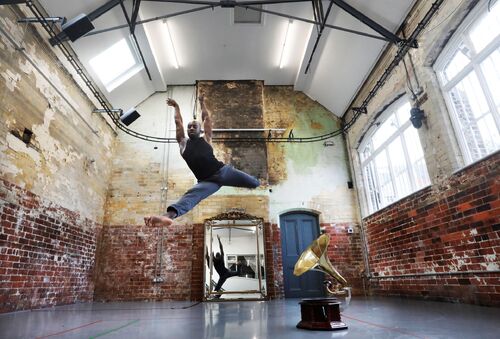 Renako McDonald in CoisCéim Studio_Palimpsest in Rehearsal_Photo by Leon Farrell