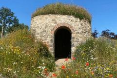 Ice-house-restored-and-wild-flowers-planted-around